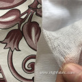 Custom Polyester Backing Greige Fabric for Leather Bag